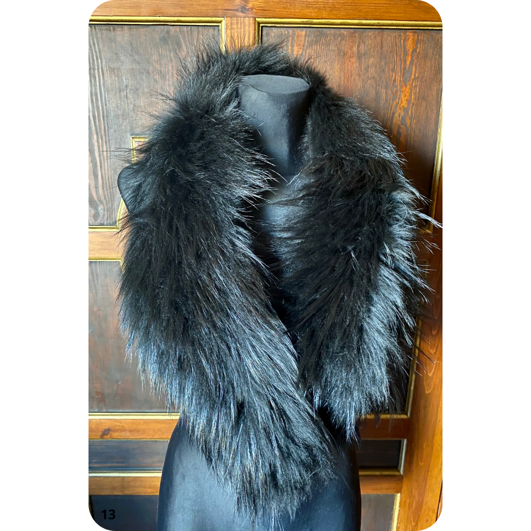 Cuello pinza largo NEGRO