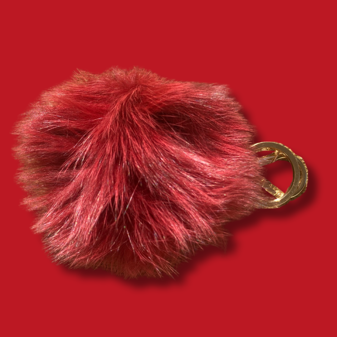 Pompón zorro rojo