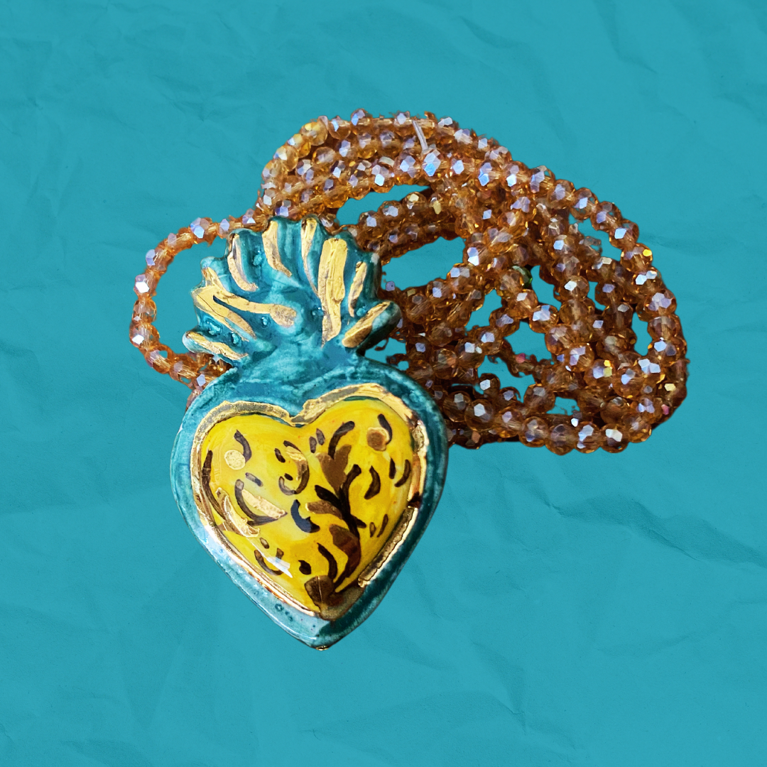 Sacro Cuore verde XL
