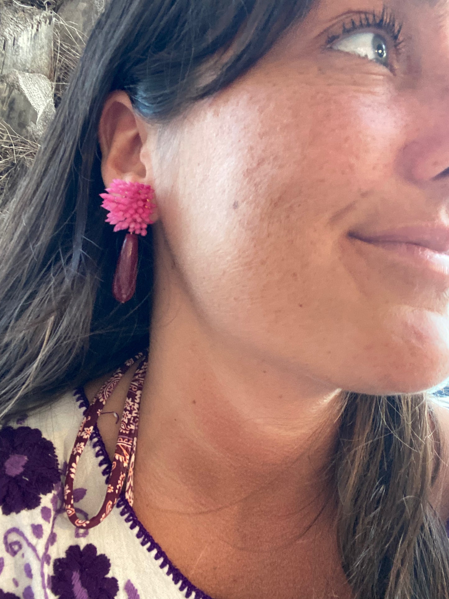 Pendientes flor Pilar