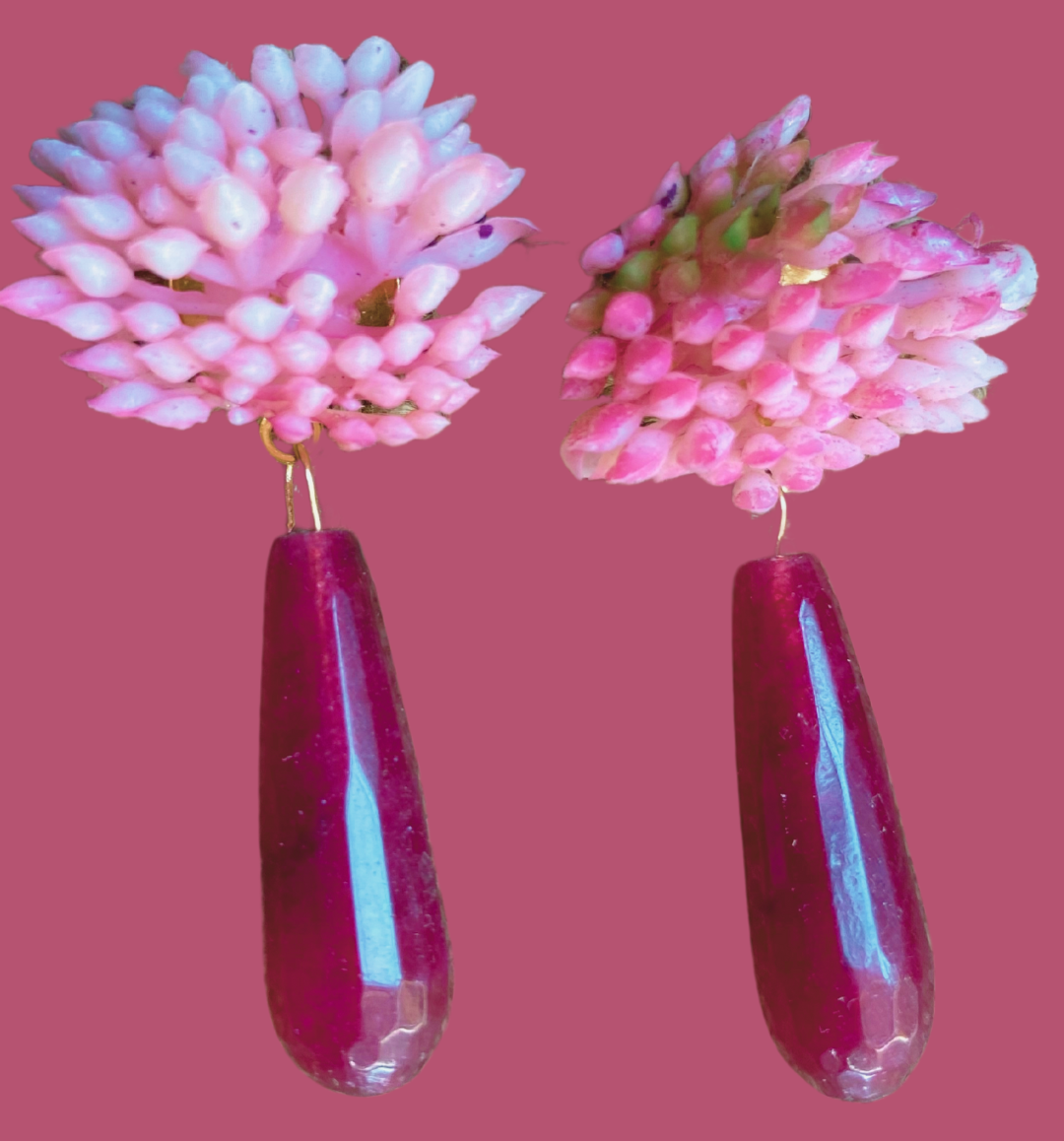 Pendientes flor Pilar