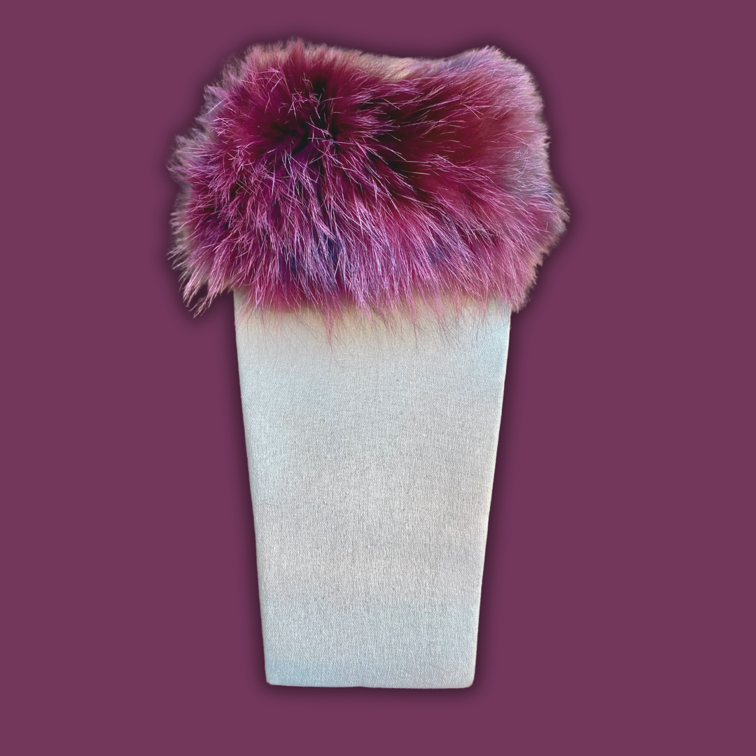 Cuello zorro elástico buganvilla