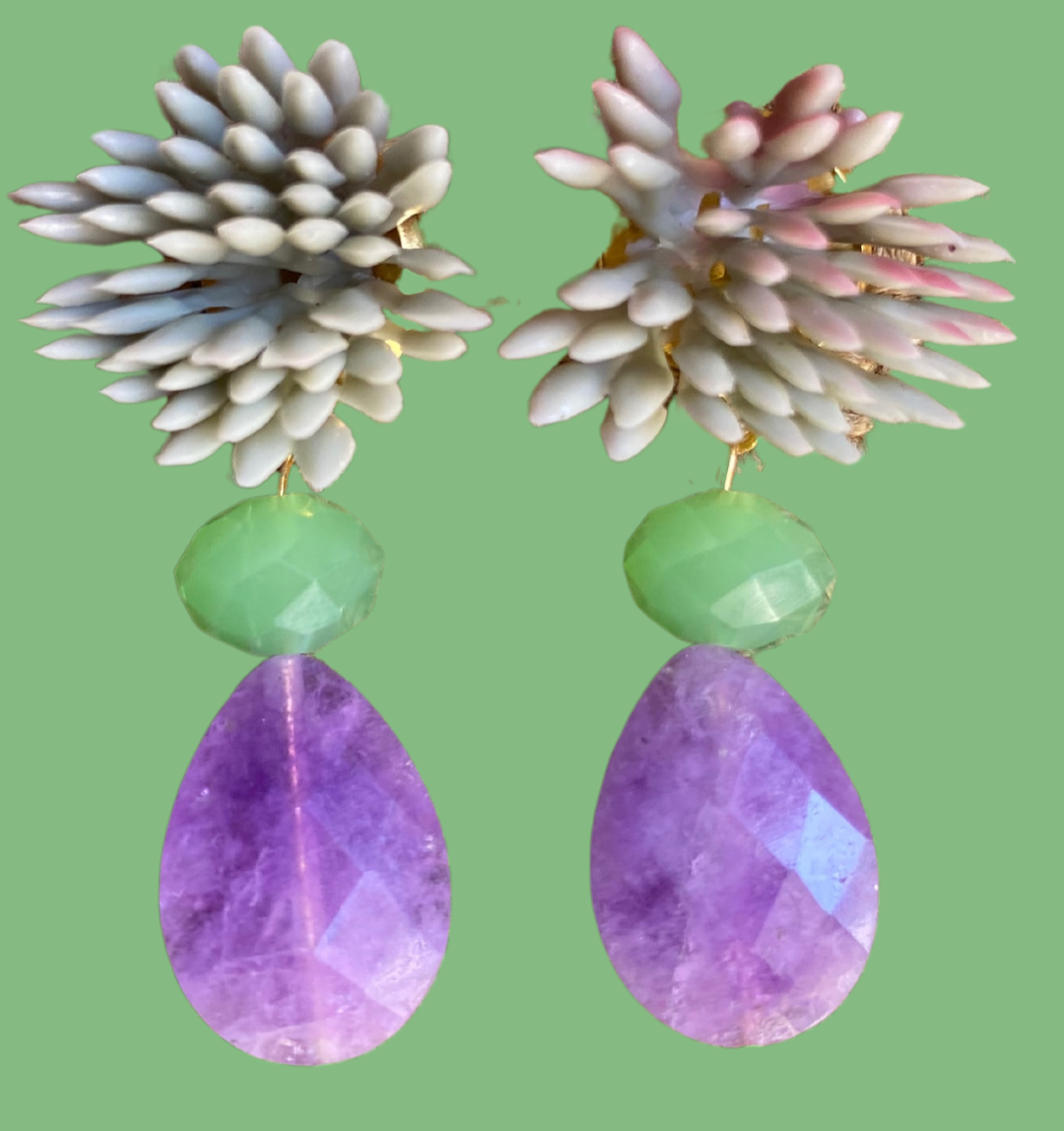 Pendientes flor Candelaria